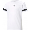 Detské tréningové tričko Puma teamRISE Jersey Jr biele 704938 04 Veľkosť: 116 cm
