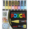 Posca Sada fixů UNI PC-3M, 8 ks, pastelová