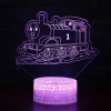 3Dmix 3DL-SMRT003 – 3D LED nočná lampa - Vlak Tomáš (Smart)