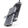 Axagon AXAGON HMC-6M2, USB 3.2 Gen 1 hub, porty 2x USB-A, HDMI, RJ-45 GLAN, SATA M.2 slot, PD 100W, kabel USB-C 18cm
