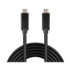 PremiumCord USB-C kabel ( USB 3.1 gen 2, 3A, 10Gbit/s ) černý, 2m ku31cg2bk