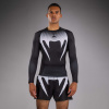 Pánské funkční tričko - rashguard Venum No Gi - dlouhé rukávy - Black/White Velikost: M