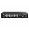 QNAP QSW-M2116P-2T2S sieťový prepínač Riadený L2 2.5G Ethernet Podpora napájania cez Ethernet (PoE) Čierna (QSW-M2116P-2T2S)