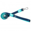 Max&Molly Short Leash Matrix Sky Blue - klasické vodítko pre psa s reflexným prešívaním, 120 cm - L