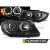 SVETLOMETY ANGEL EYES LED INDIKÁTOR ČIERNE pre BMW E90/E91 03.05-11