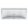 Laufen Pro - samostatne stojaca akrylátová vaňa 180 x 80 cm
