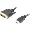 Lanberg HDMI kabel - DVI-D 1,8m černý (CA-HDDV-20CU-0018-BK)