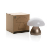 USB stolná lampa z RCS recykl. plastu , Grey Farba: Brown