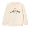 Chlapčené mikiny Lacoste Printed Crew Neck - Béžový (140 cm)