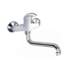 NOVASERVIS Drezová umývadlová batéria 100 mm METALIA 55 biela-- chróm, 55074/T,1