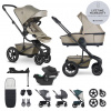 EASYWALKER SET Kočík 4v1 Harvey⁵ Premium Pearl Taupe XXL AIR + CYBEX Aton B2 i-Size