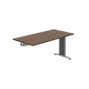 OFFICE PRO s.r.o. HOBIS kancelársky stôl jednací prídavný rovný - FJ 1600 R, orech