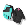 Detské cyklistické rukavice Bravo Jr Screaming Teal/Neon Pink S