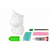 LEAN Toys 15626 DIY Diamond Unicorn Craft Kit, modrá