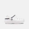 Crocs Classic Lined Clog K White/Grey