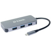 D-Link DUB-2335 6 portů USB-C® (USB 3.1) MultiPort húb antracitová; DUB-2335
