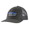 Šiltovka Patagonia P-6 LOGO LOPRO TRUCKER HAT - tmavo šedá