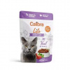 Calibra Cat Life kapsička Adult Veal in gravy 96x85g (Mäsová kapsička pre dospelé mačky, receptúra s teľacím bez obilnín)