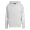 adidas Future Icons 3-Stripes Full Zip pánska mikina Grey Two 2XL