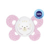 CHICCO Cumlík Physio Comfort silikónový 6-16m dievča - mačka 1 ks 11x5x14 biela