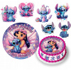DIGITÁLNA TLAČ Opłatek na tort STICH STICZ STITCH POSTAVY + TEXT ZADARMO 2