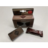 Luxusní parfém do auta VINOVE Classic Leather Line ESPRESSO Rome Wood Box