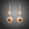 Francesca Petrucci Náušnice Swarovski Elements Garfagnini E0294 Oranžová