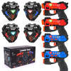 LASEROVÁ PIŠTOĽ PRE DETI LASER TAG SADA × 4 LED SO ZVUKMI