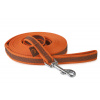 Firedog Pogumované vodítko 20 mm 1,2 m s rúčkou oranžové