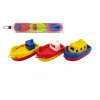 Teddies Loď/Lodičky do vody 3 ks plast 14 cm v sáčku
