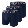 Replay Pánske boxerky - 3 kusy I101102 Blue Marine XXL