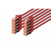 DIGITUS Digitus DK-1644-030-R-10 sieťový kábel Červená 3 m Cat6 S/FTP (S-STP) (DK-1644-030-R-10)