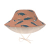 LÄSSIG Sun Protection Bucket Hat Whale caramel Obvod hlavy: 50/51 cm