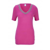 Džersejové tričko so štrasom Heine, ružová