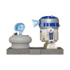Funko Star Wars POP! Deluxe Vinyl Figurka R2D2 a Leia 9 cm