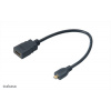 AKASA - HDMI na mikro HDMI adaptér - 25 cm AK-CBHD09-25BK Akasa