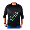 FLOORBEE Padded Landing jersey S, čierna / zelená