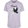 Urban Classics Dámske bavlnené tričko Ladies Prince Dove Tee Farba: Lilac, Veľkosť: XS