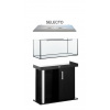 Diversa Comfort 100 rovný 160 l akváriový komplet / čierny LED plastový kryt - beton