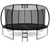 Aga Sport Exclusive Trampolína 430 cm čierna, ochranná sieť, rebrík