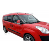 HEKO | Deflektory / ofuky okien pre Fiat Doblo II 5D 2010-2022 4ks predne+zadne