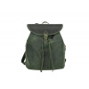 ARTIPEL Kožený batoh Farba: verde