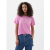 GAP Tričko s logom Ružová XXS