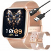 Dámske hodinky DEVILL Ewa (DÁMSKE HODINKY SMARTWATCH OZNÁMENIA PL MENU VOLANIA SMART HODINKY 2 STRAPY)