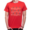 Fajntričko Vin Tričko - Jar, Farba **červená**, Strih/ Variant Pánsky / UNISEX