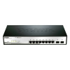 D-Link DGS-1210-10 sieťový prepínač Riadený L2 Gigabit Ethernet (10/100/1000) 1U Čierna, Šedá (DGS-1210-10)