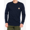 Mikina bez kapucne Carhartt Force Flex Pocket T-Shirt L/S - navy