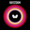 Poťah Butterfly Raystorm Vyberte FARBU poťahu: červený / RED, Vyberte HRÚBKU špongie: 2,1 mm
