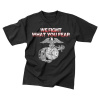 ROTHCO tričko vintage WE FIGHT WHAT YOU FEAR ČIERNÉ