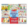 Opakovane použiteľné nálepky MESTO Melissa & Doug 200ks, 5 hárkov